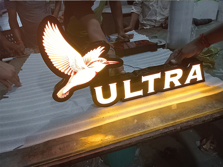 Kingfisher LED Signage Manufacturer Gurgaon